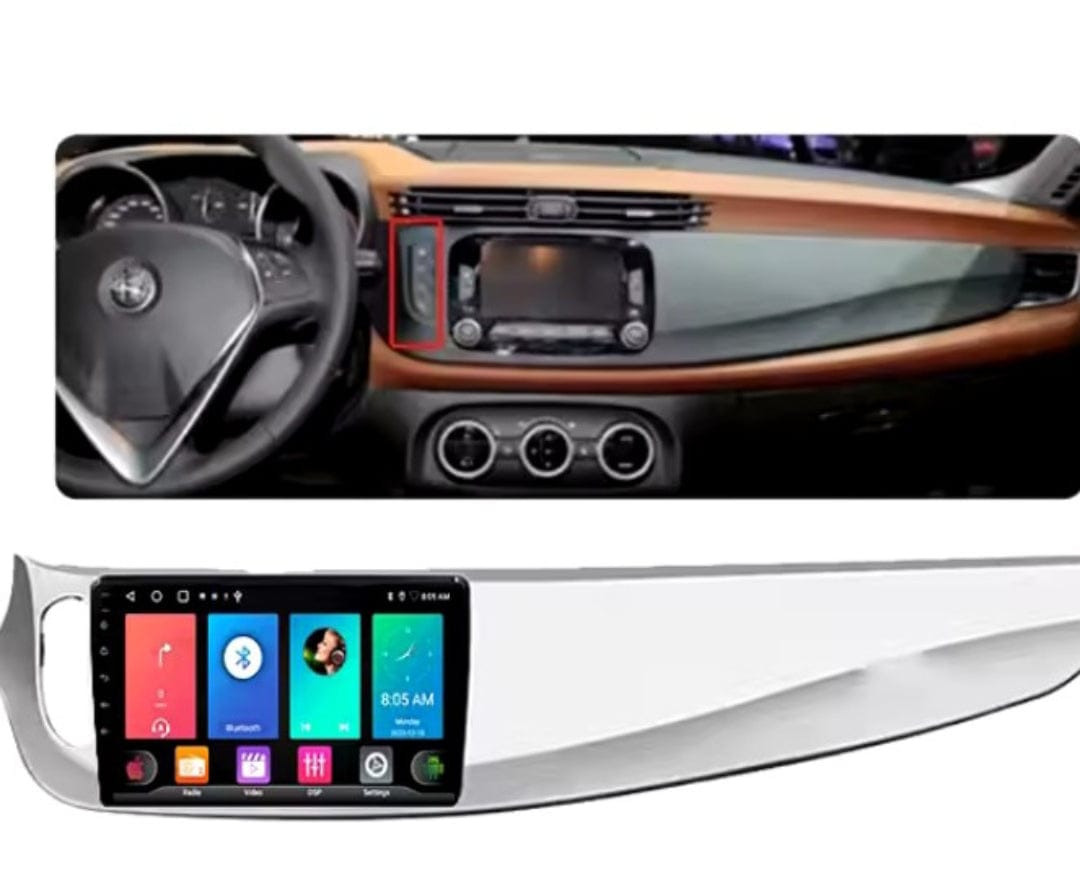 Systemcar67™ Carplay Alfa romeo giulietta Android 13 play store Youtube Netflix