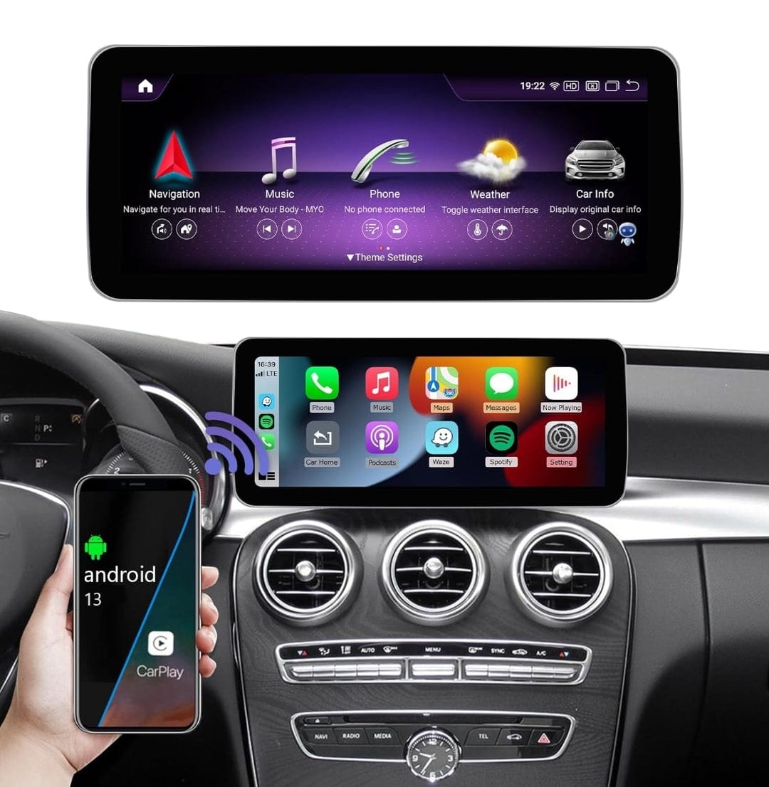 Systemcar67™ Mercedes-Benz W205 C/GLC/ classe 10 pouces NTG5 Carplay san fil