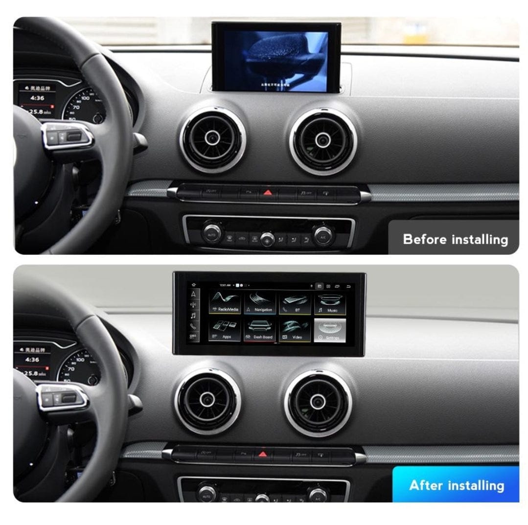 Systemcar67™ Audi A3 S3 Android 13 2014-2020 Android 13 & CarPlay sans fil 12 pouces