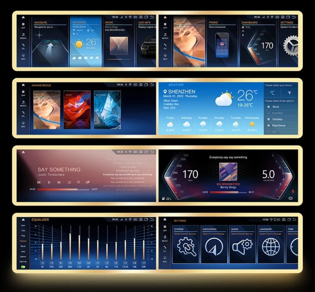 Systemcar67™ Carplay Toyota C-HR Android Auto tactile 2016-2021 12.5 poueces