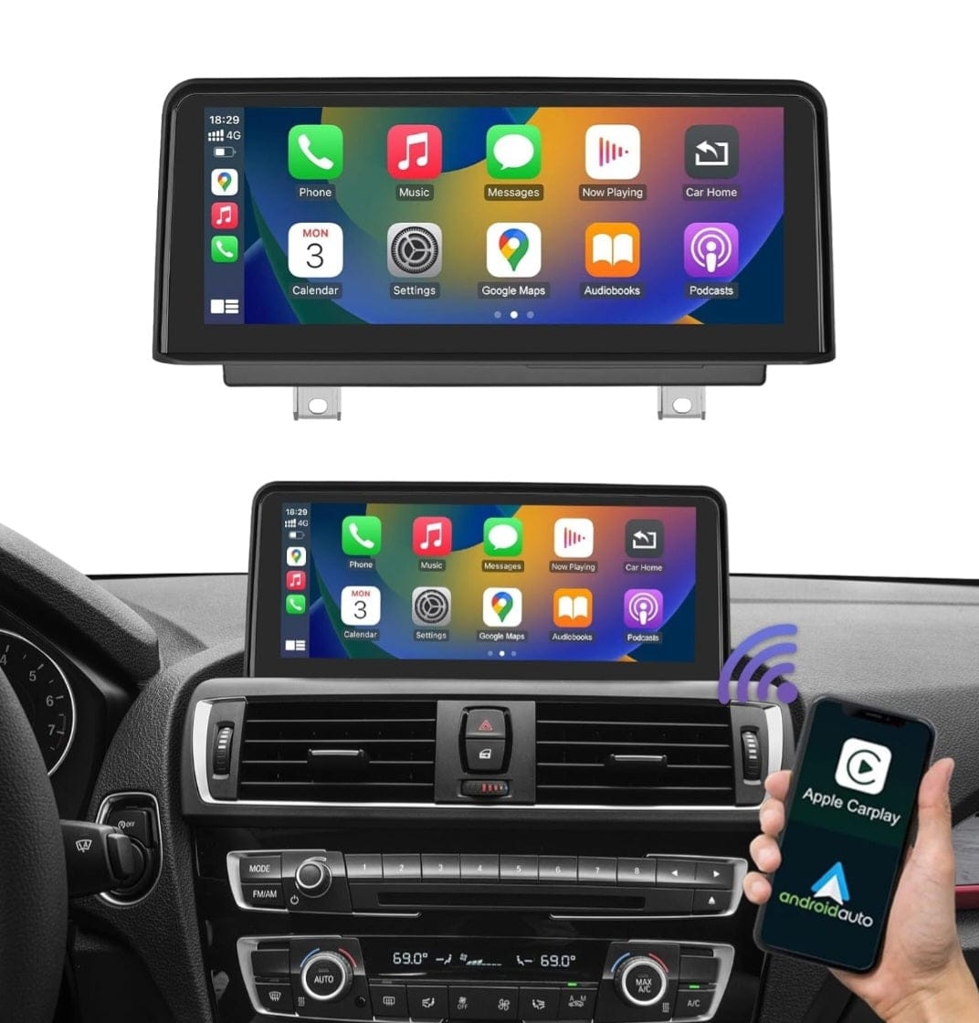 Systemcar67™ Bmw 1,2 Series F20/F21/F22/F23/F45 10.Pouces Carplay sans Fil Android Auto 2013-2018 NBT System