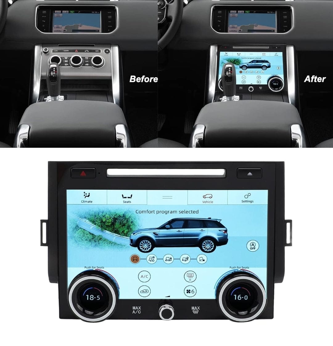 Systemcar67™Commande de Climatisation Range Rover Sport 2014-2017