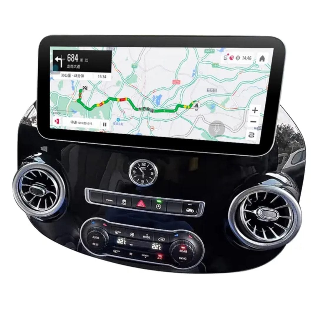 Systemcar67™ Mercedes Vito Android 13 12.5 Poueces Android 13 & CarPlay sans fil