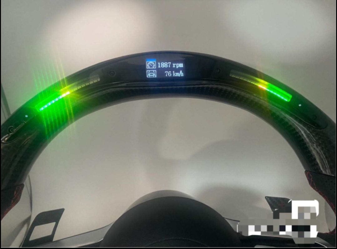 Systemcar67™MERCEDES-BENZ volant Volant haute performance pour Mercedes AMG - LED intégrées et palettes en carbone