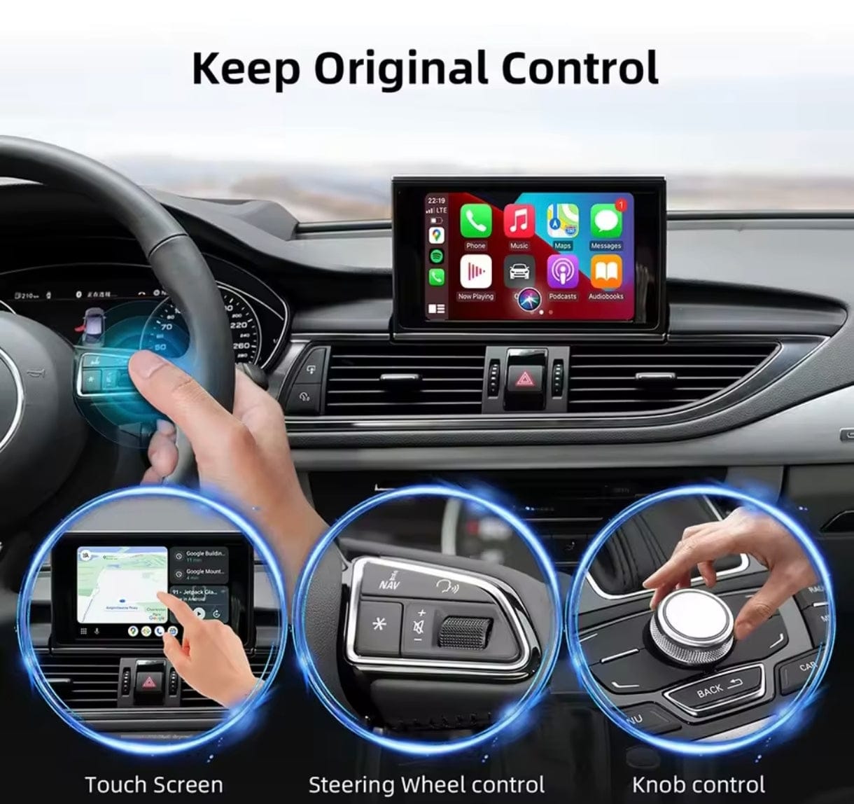 Systemcar67™ Boitier Carplay Audi A6 2010-2016 RMC