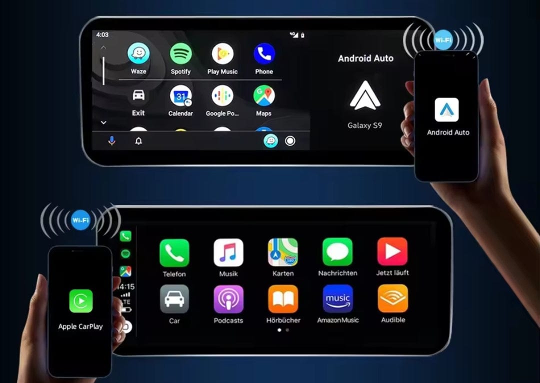 Systemcar67™ Mercedes-Benz W205 C/GLC/ classe 10 pouces NTG5 Carplay san fil