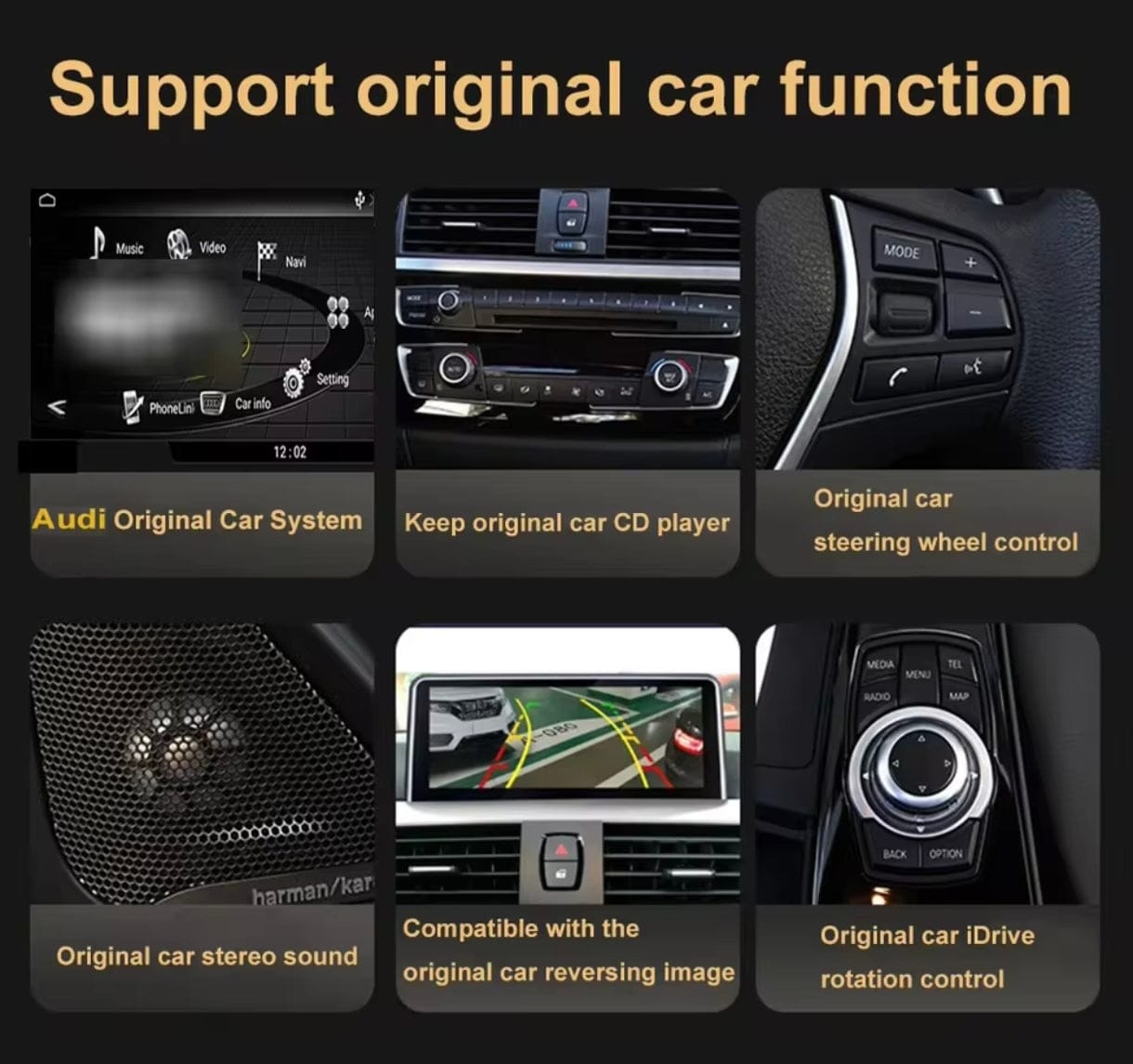Systemcar67™Carplay Audi A6 A7 2012-2018 RMC Plug and Play
