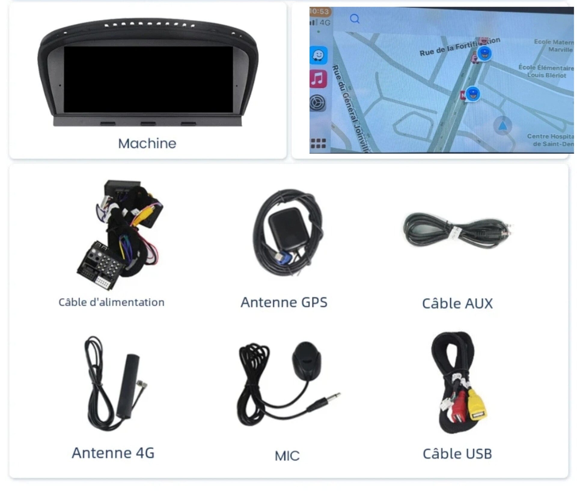 Systemcar67™ Carplay Android BMW SERIE 3/5/6