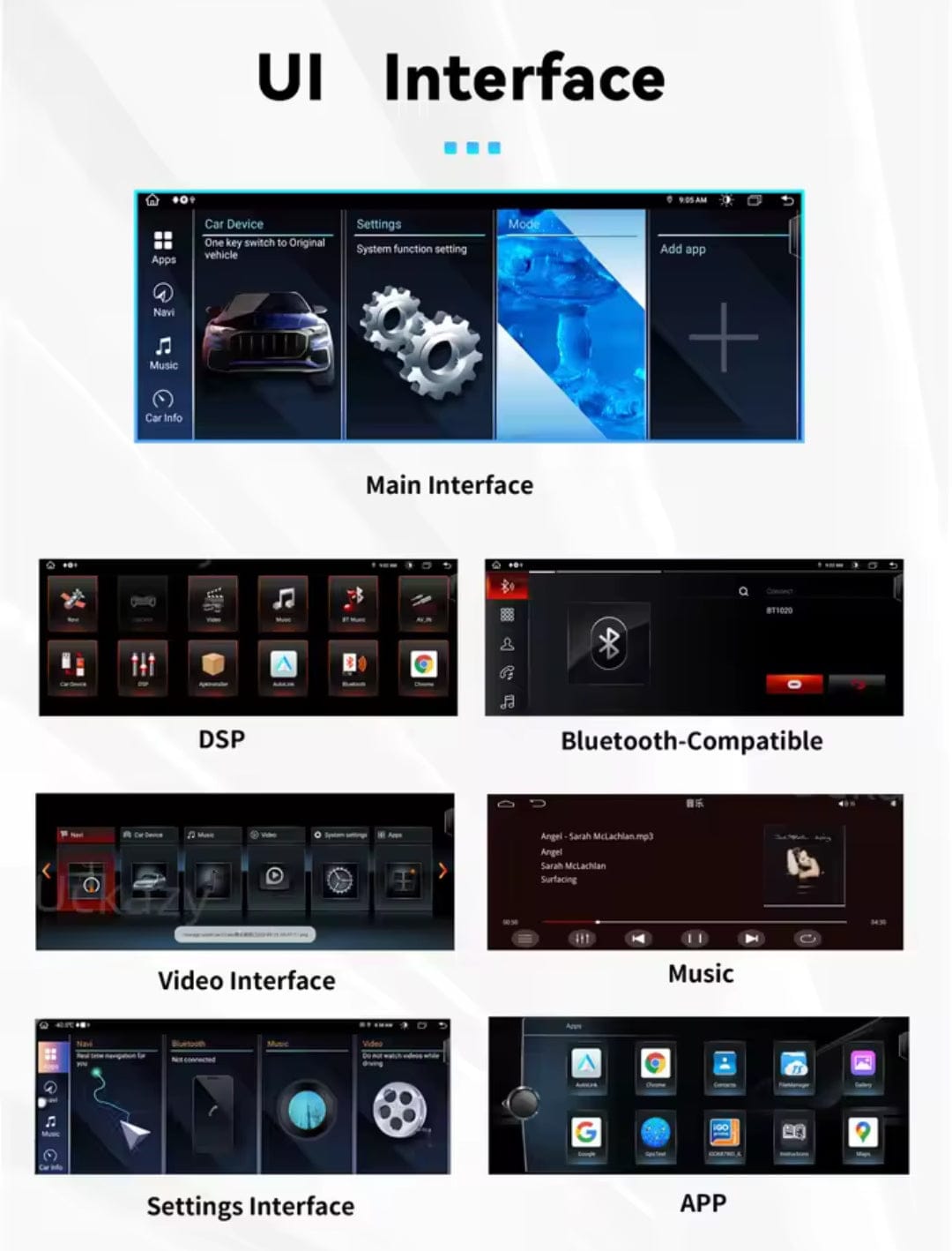 Systemcar67™Carplay Bmw Serie 5 F10 F11 6G128 NBT