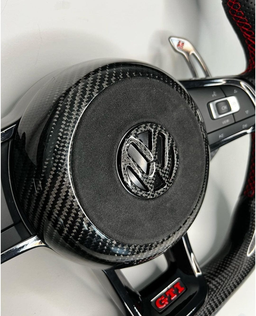 Systemcar67™Volant Carbone led pour Golf 7 Polo 5 Polo 6 Tiguan t-roc Golf 8 sirocco Volkswagen