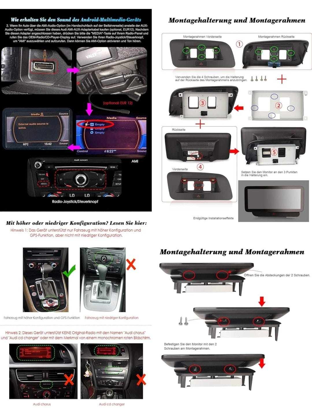 Systemcar67™ Carplay Audi Q5 2008-2016 -2020 [6G128G]