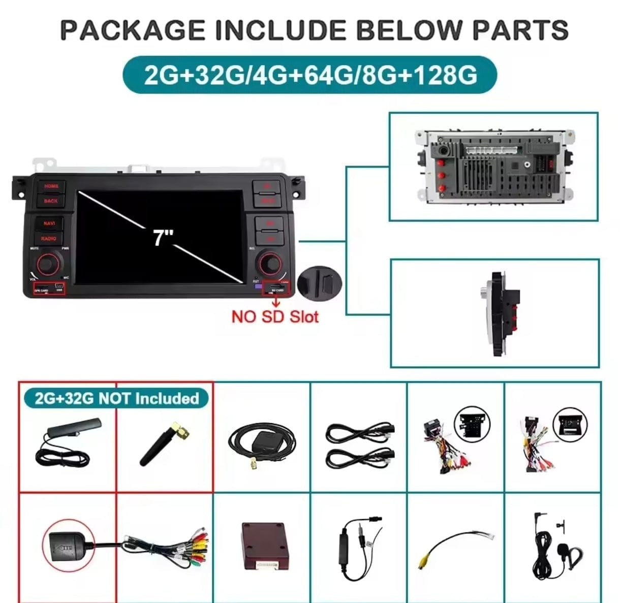 Systemcar67™ Carplay BMW E46 1998-2006 2G32