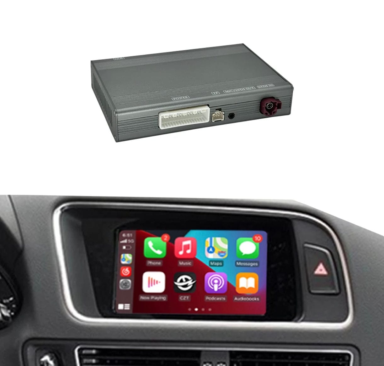 Systemcar67™ Boitier Carplay Audi Q5 2010-2020 [ Système BIM] 3G MMI