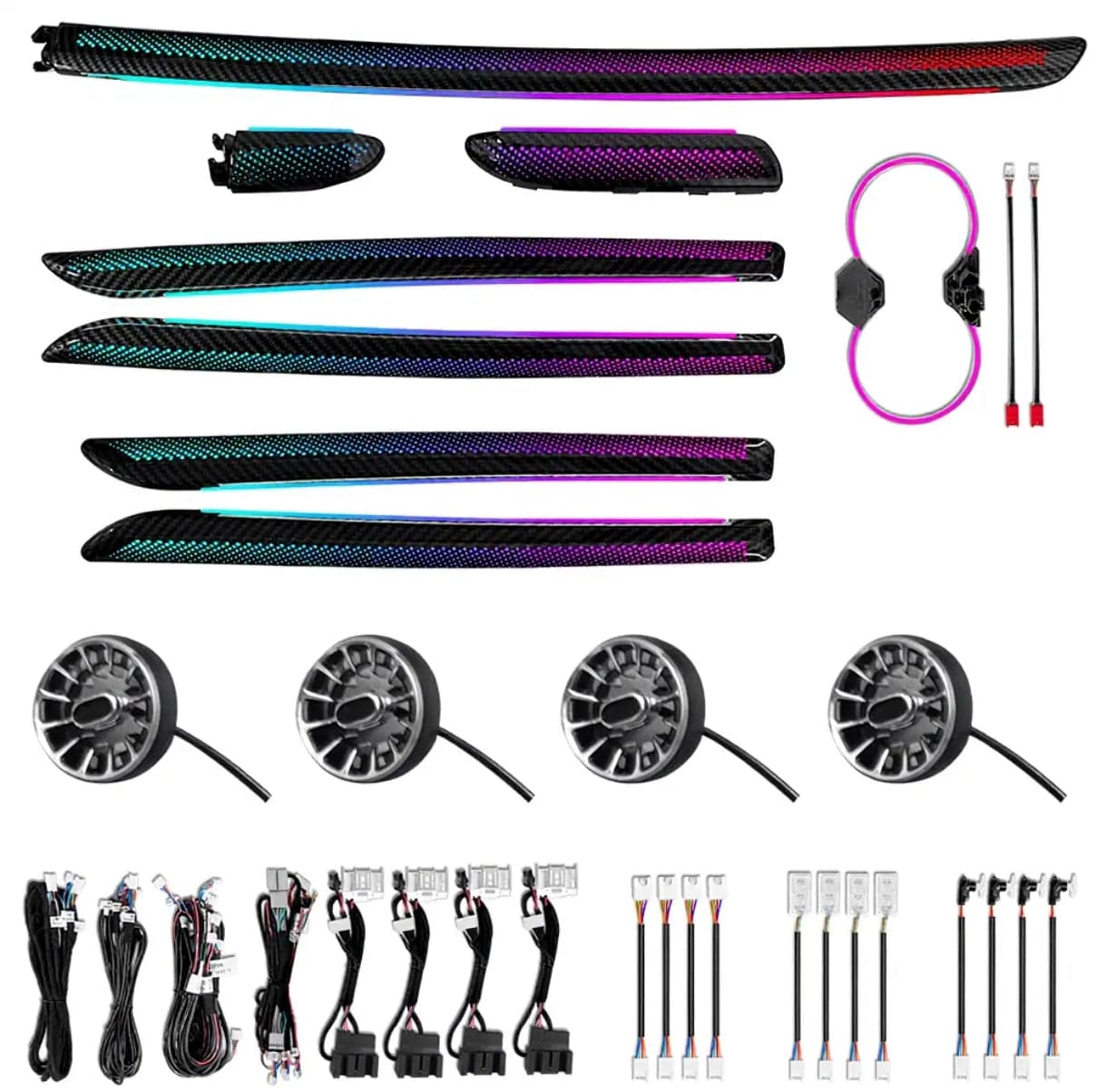 Systemcar67™ Audi A3 S3 2013-2020 Plug-and-play Kit ambiance éclairage 36 couleur