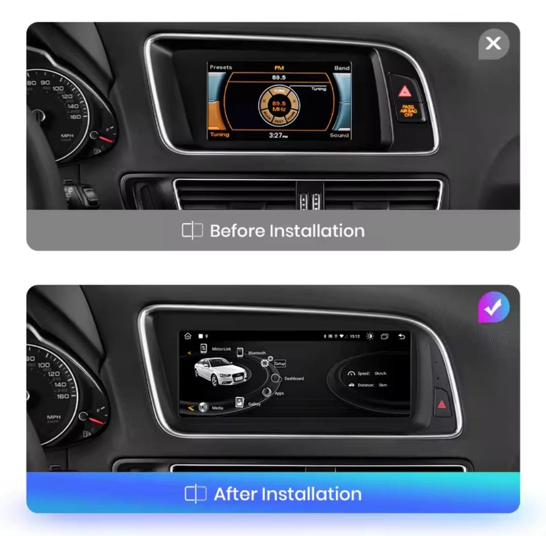 Systemcar67™ Audi Q5 Carplay sans fil Android 13 4G64 2008-2016