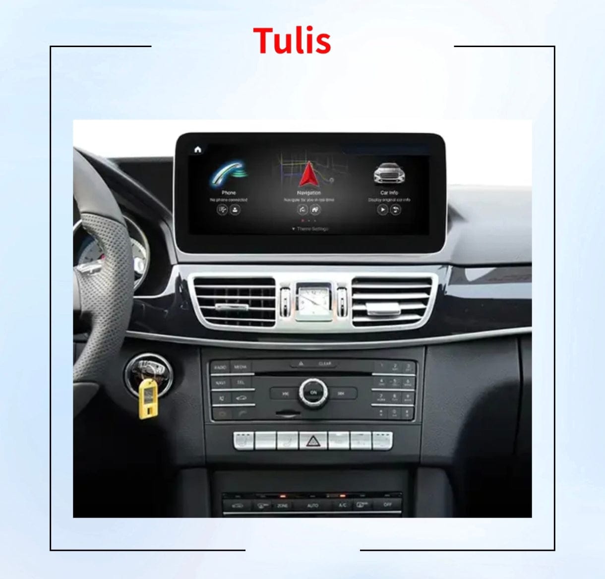 Carplay Mercedes w212 NTG 4.5 4G64 Android 13 10 pouces 2009-2016